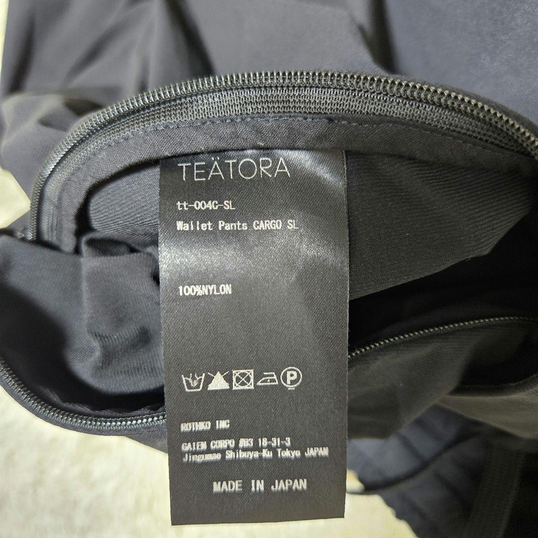 TEATORA WALLET PANTS CARGO SL ブラック　サイズ2