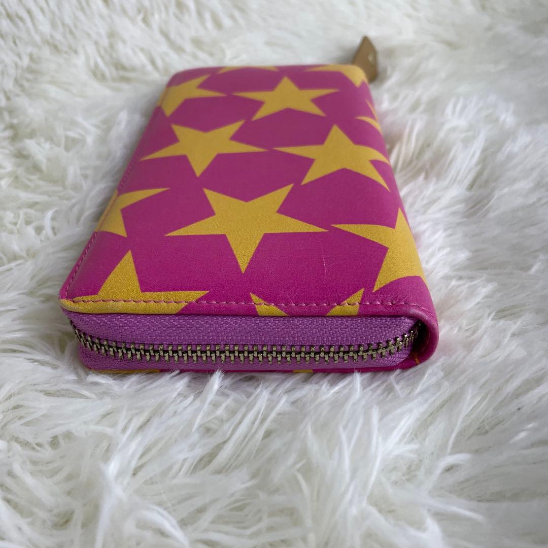 希少 ヴィヴィアンウエストウッド 長財布 バンビ  ラウンドジップ 星柄