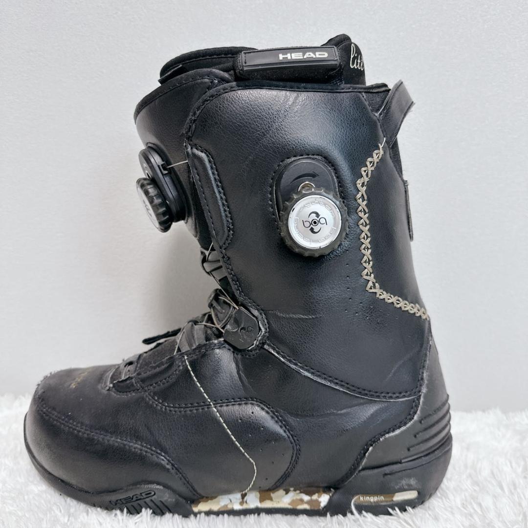 HEAD ヘッド スノーボードブーツ 26cm ダブル ボア BOA ダイヤル式