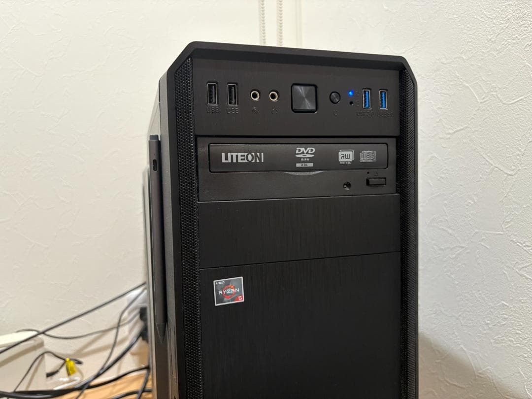 自作パソコン　AMD　Ryzen5　3600　動作確認済み