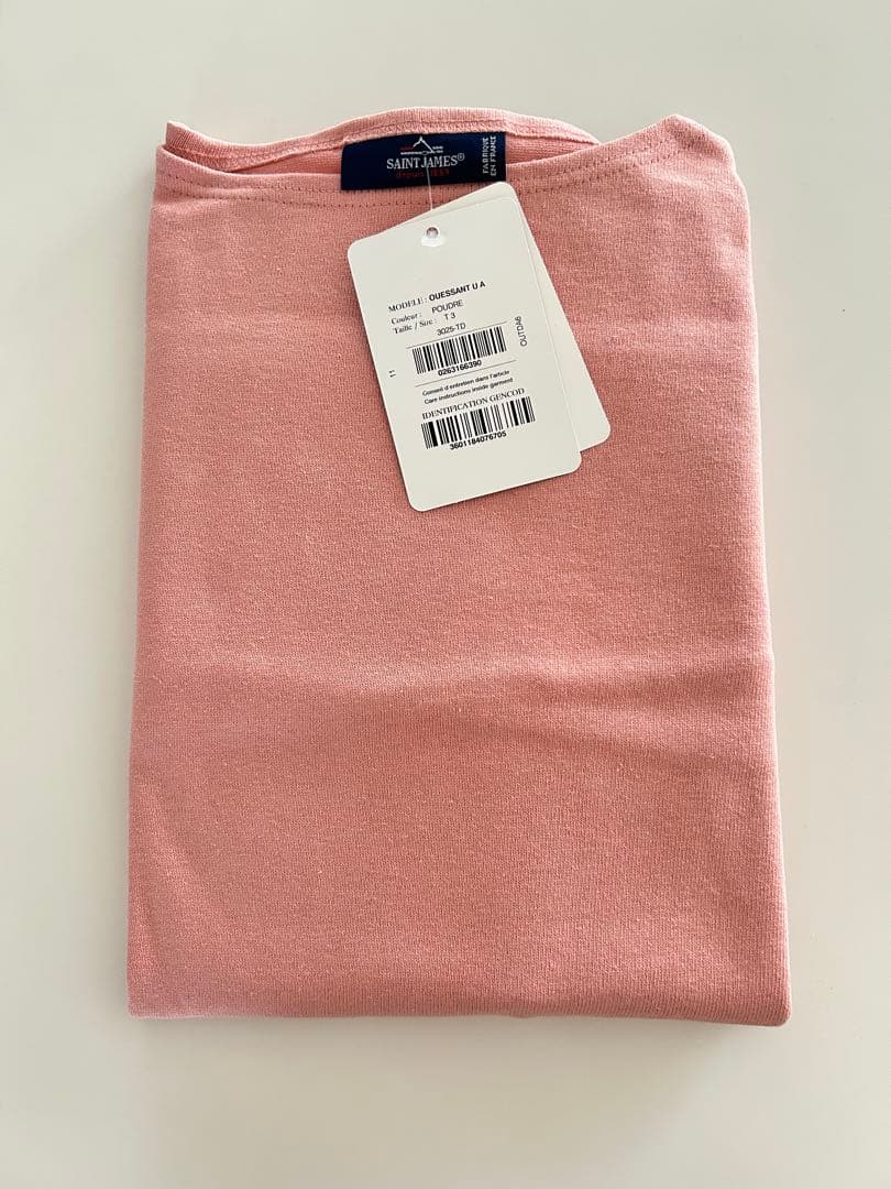 新品タグ付き　セントジェームス ウェッソン　サイズT3 プードル　ピンク