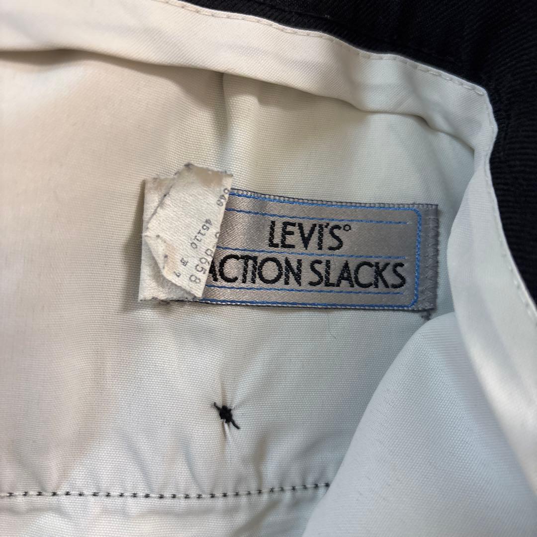 LEVI'S ブラック ACTION SLACKS