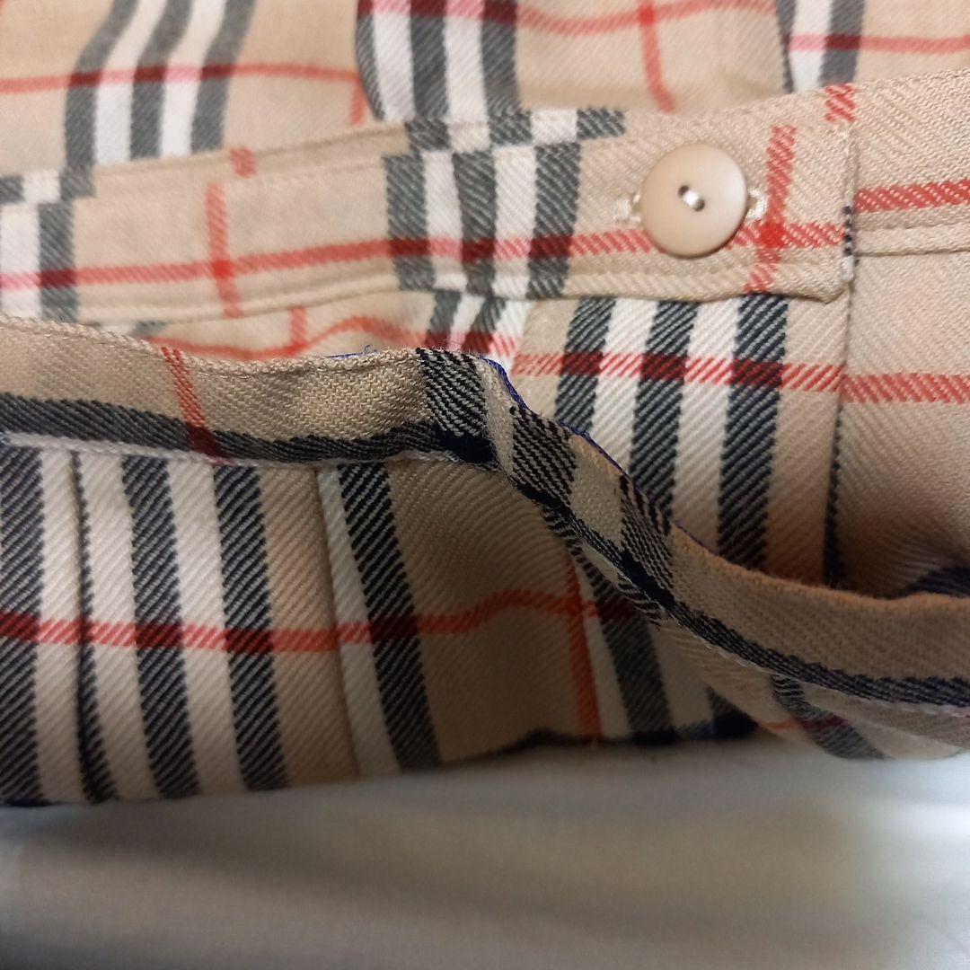 バーバリーブルーレーベル　ヒダ巻きスカート