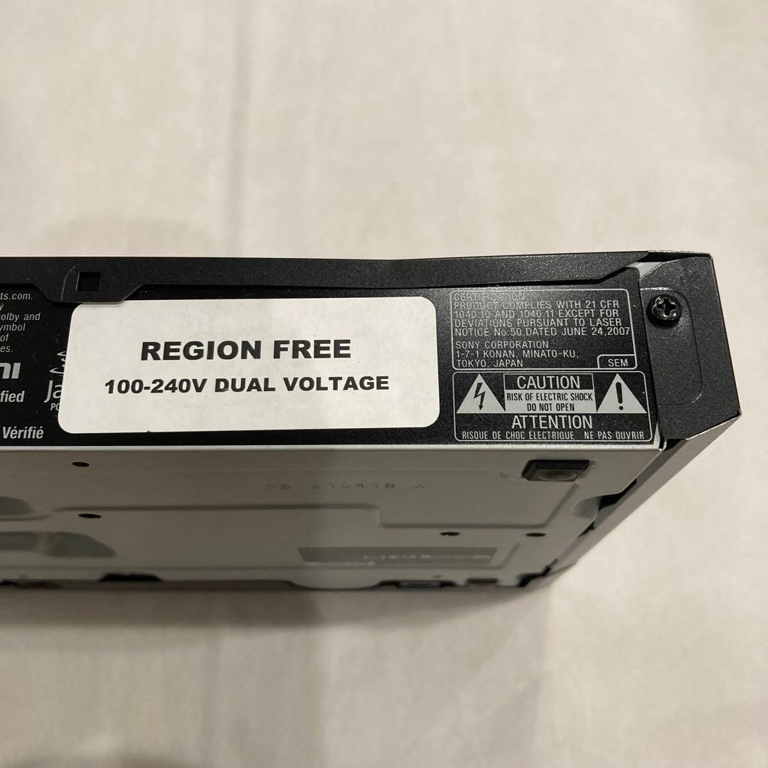 SONY BD/DVDプレイヤー BDP-1700 リージョンフリー 米国購入品
