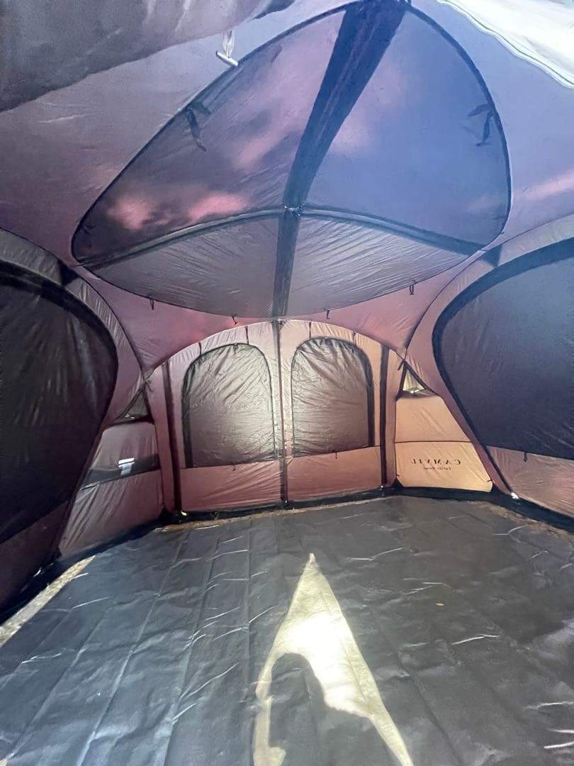 CAMVIL タートルドーム ブラック フルセット+専用カーペット