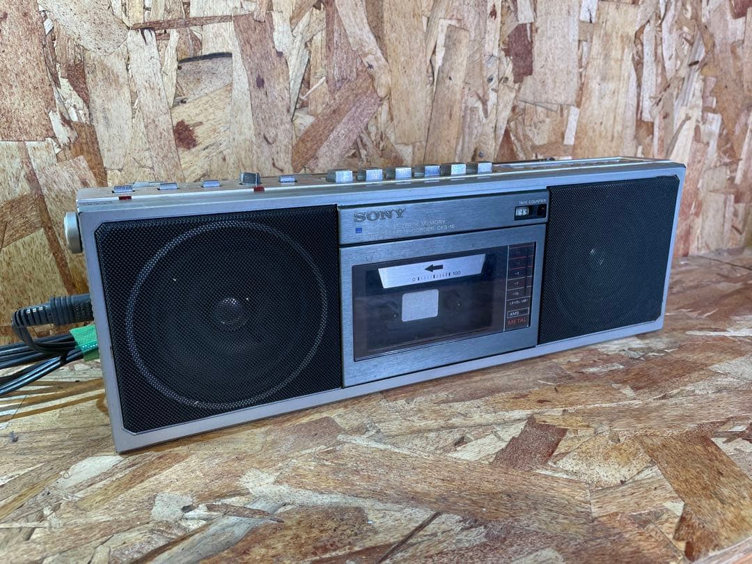 【希少！一部ジャンク】SONY メタル対応 ラジオカセットレコーダーCFS-10