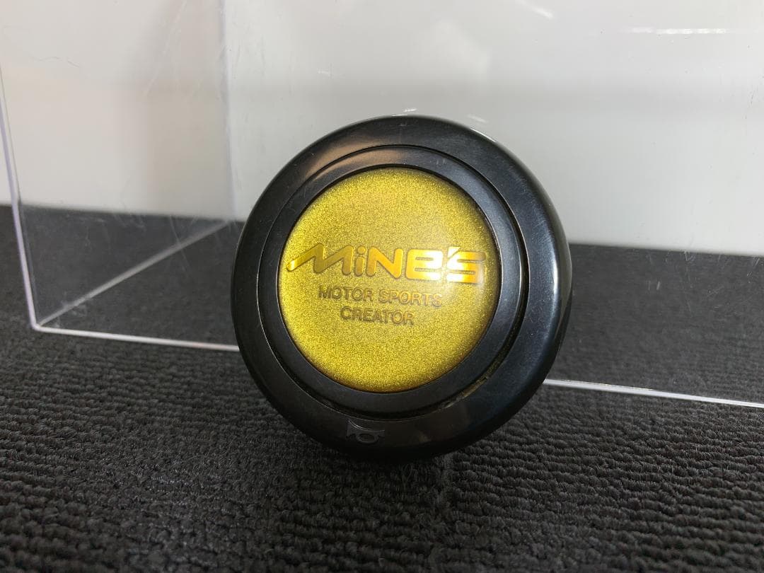 希少 MINE’S マインズ ホーンボタン ゴールド 当時物 GTR 32 33