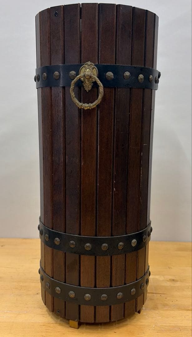 Karimoku カリモク 木製傘立て ダークブラウン