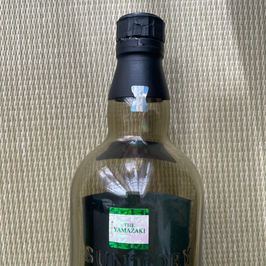 山崎 18年 シングルモルトウイスキー 700ml(空瓶、箱付き) 2本セット