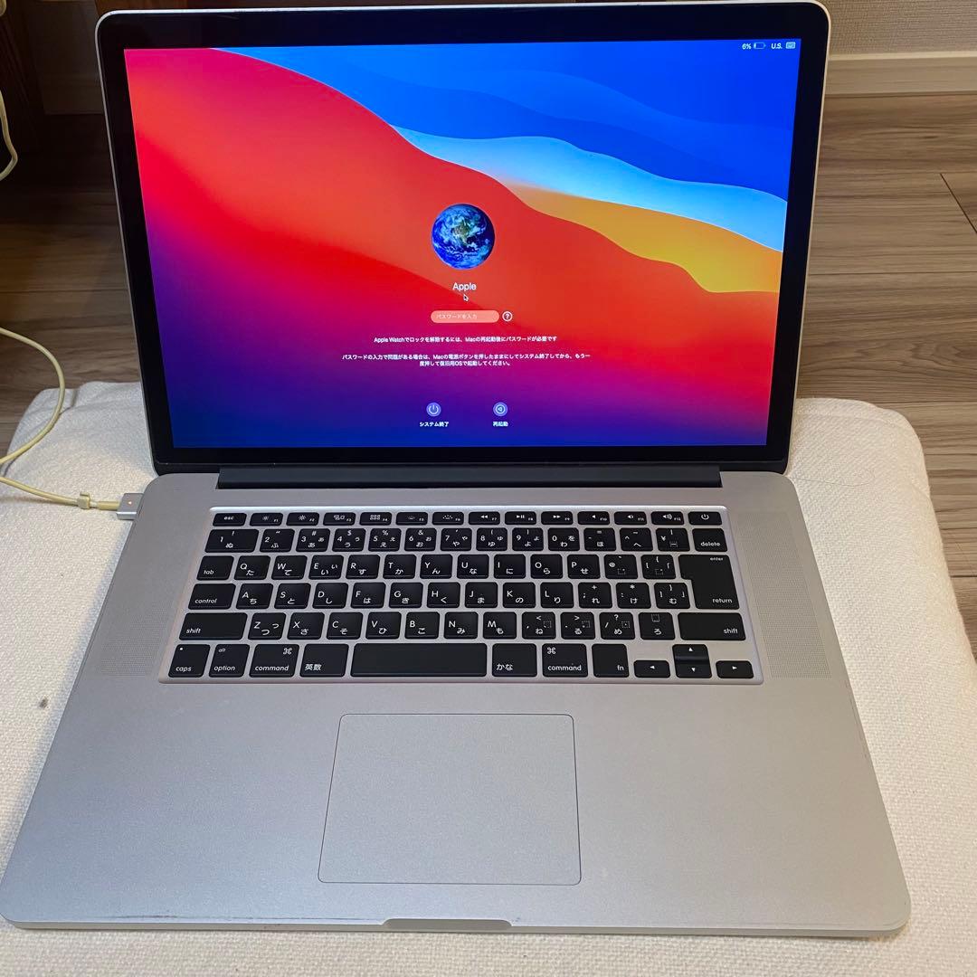MacBook本体 MacBook Pro (Retina, 15-inch, Mid 2014)