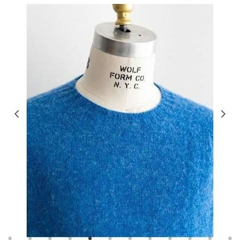 FORT BRICK ブリック シェトランドウール シャギードッグセーター