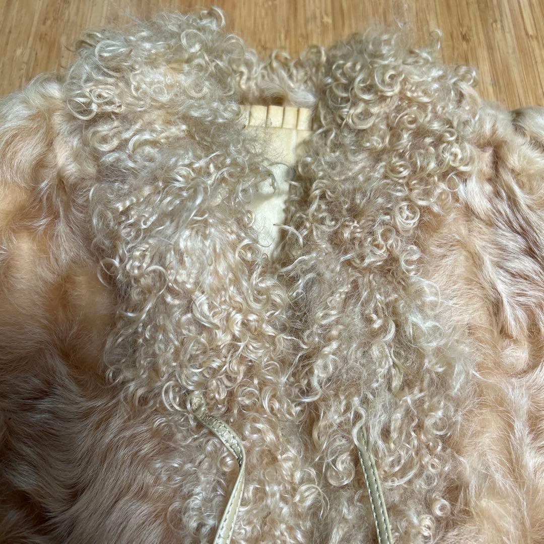 ベビーラム　ベージュ ファーコート