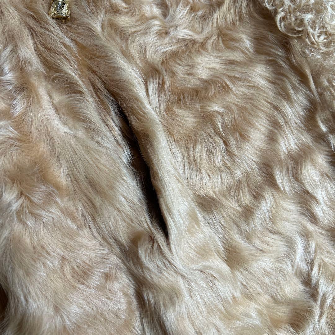 ベビーラム　ベージュ ファーコート