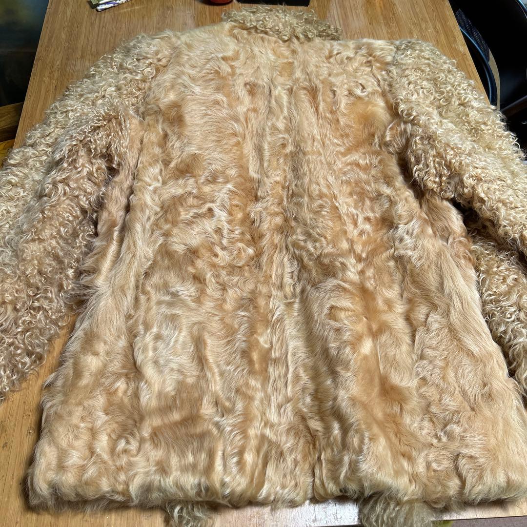 ベビーラム　ベージュ ファーコート