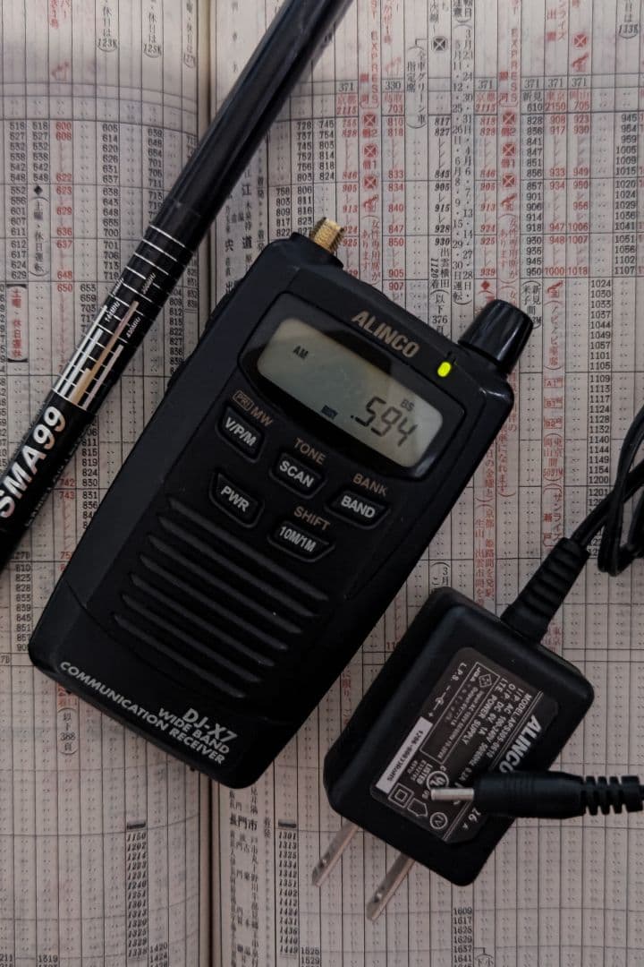 アルインコ DJ-X7 受信機 現状にて/訳有り