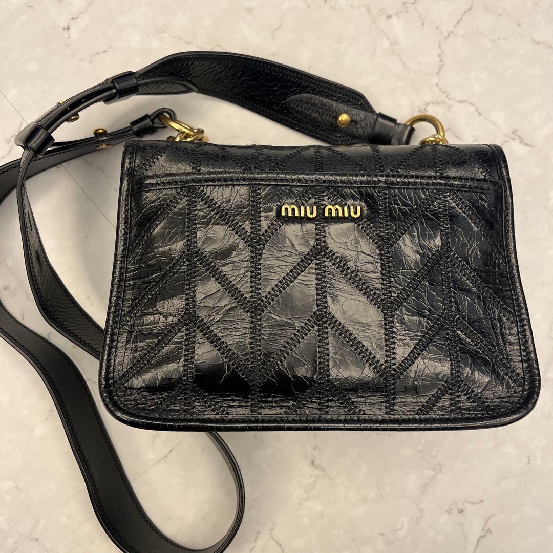 （美品）miumiu ショルダーバッグ 5BD161 クロスボディ
