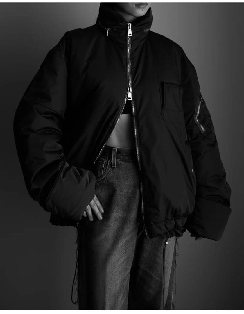 PHOTOCOPIEU Padded Flight Jacket ブラック