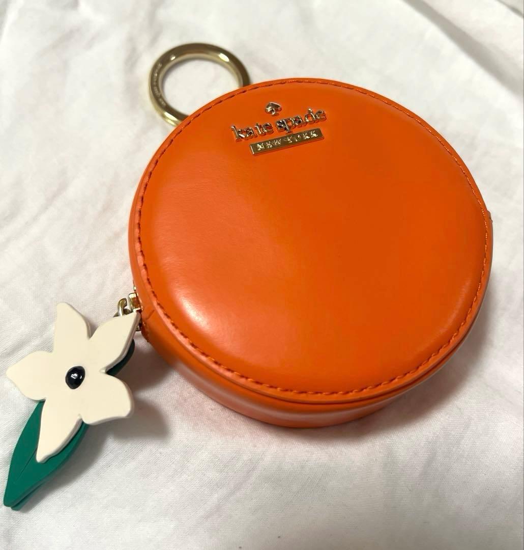 ケイトスペード　フルーツモチーフ　ケース・小物いれ　オレンジ