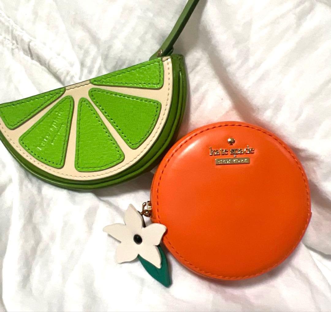 ケイトスペード　フルーツモチーフ　ケース・小物いれ　オレンジ
