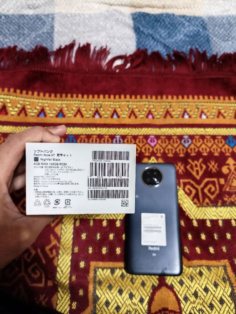 Redmi Note 9T ナイトフォールブラック 128 GB その他