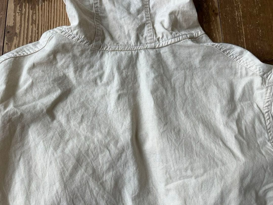 Sweden スウェーデン軍 アノラックパーカー ほぼデッドストック 25 白