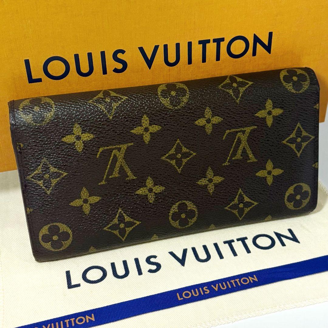 【美品】ルイヴィトン ポルトフォイユ サラ モノグラム 長財布 カード入10枚