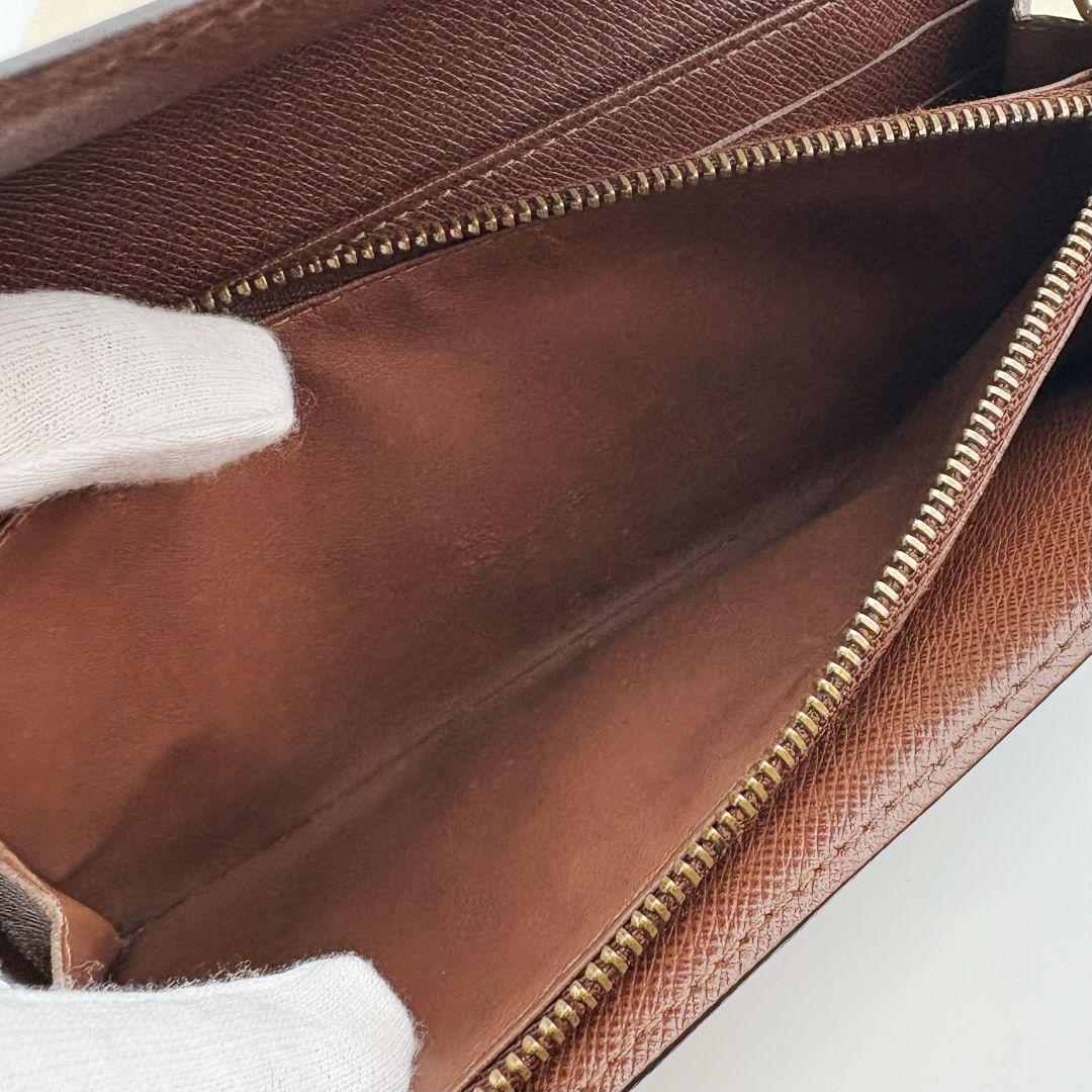 【美品】ルイヴィトン ポルトフォイユ サラ モノグラム 長財布 カード入10枚