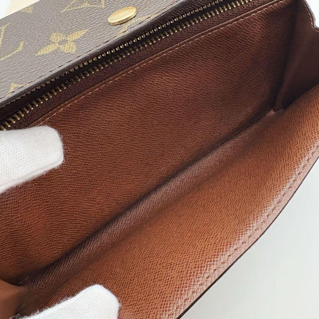 【美品】ルイヴィトン ポルトフォイユ サラ モノグラム 長財布 カード入10枚