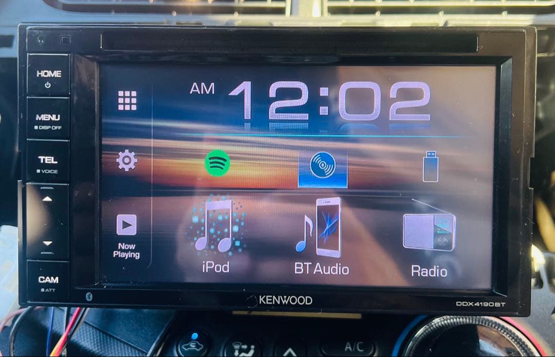 KENWOOD 2DIN DDX4190BT Bluetooth 動作品