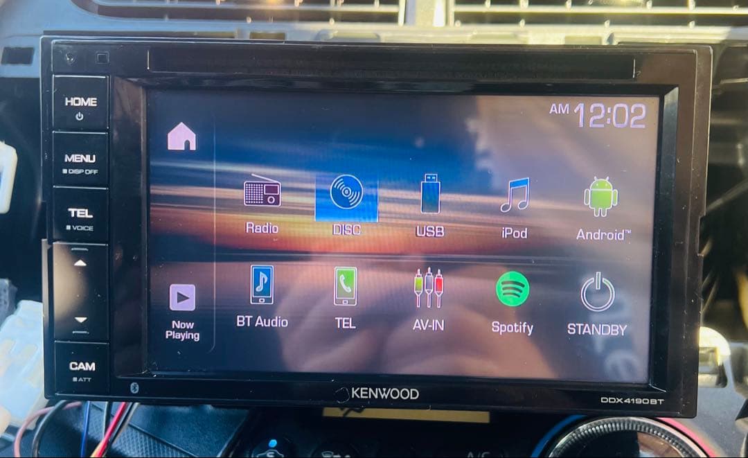 KENWOOD 2DIN DDX4190BT Bluetooth 動作品