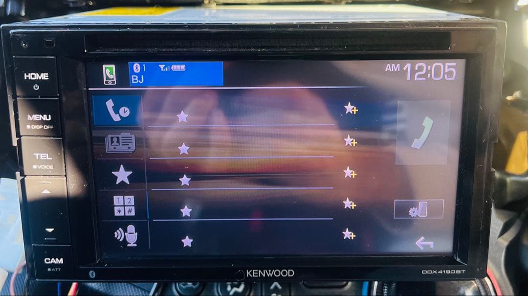 KENWOOD 2DIN DDX4190BT Bluetooth 動作品