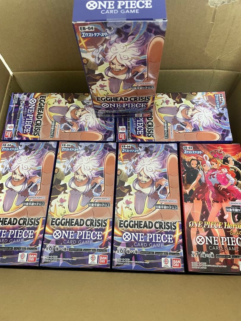 ワンピースカードゲーム EB-04 エッグヘッドクライシス 6BOX と1BOX