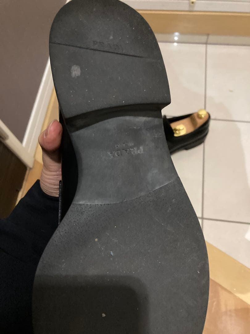 PRADA チョコレートローファー