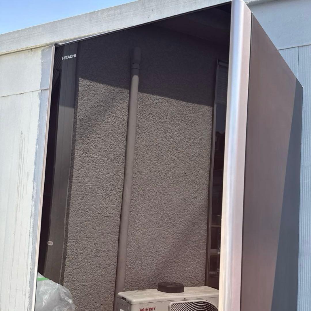 送料込 日立 真空チルド 5ドア冷蔵庫 415L クリスタルブラウン