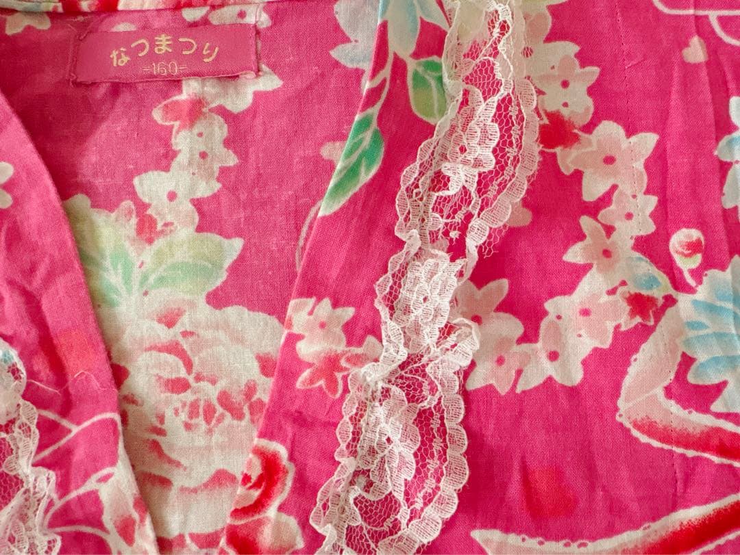 浴衣ドレス　大人　平成ギャルy2k リメイク姫ギャル　量産型　160 セパレート