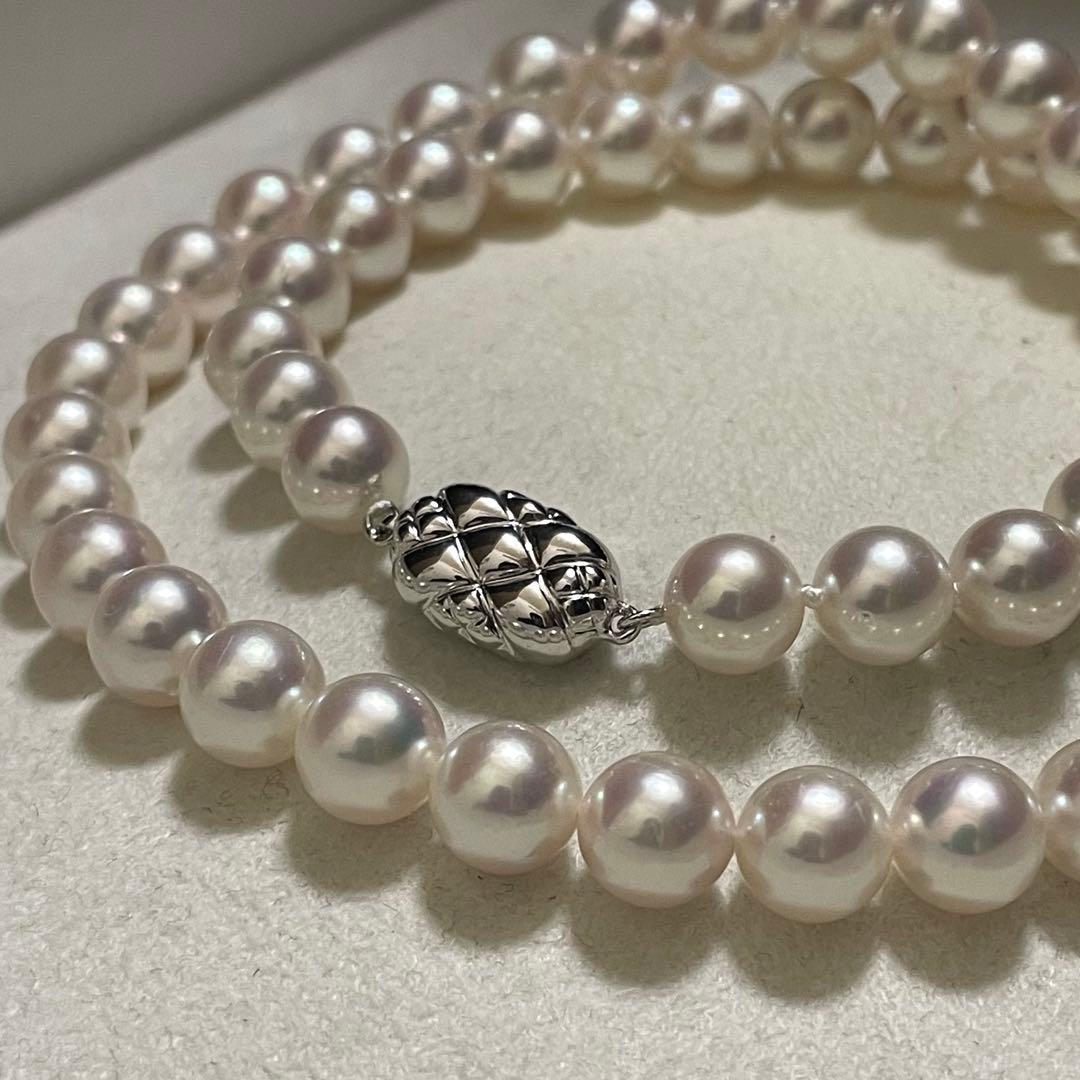 【極美品✨テリ最強】 あこや本真珠 8.0-8.5 ネックレス アコヤ パール