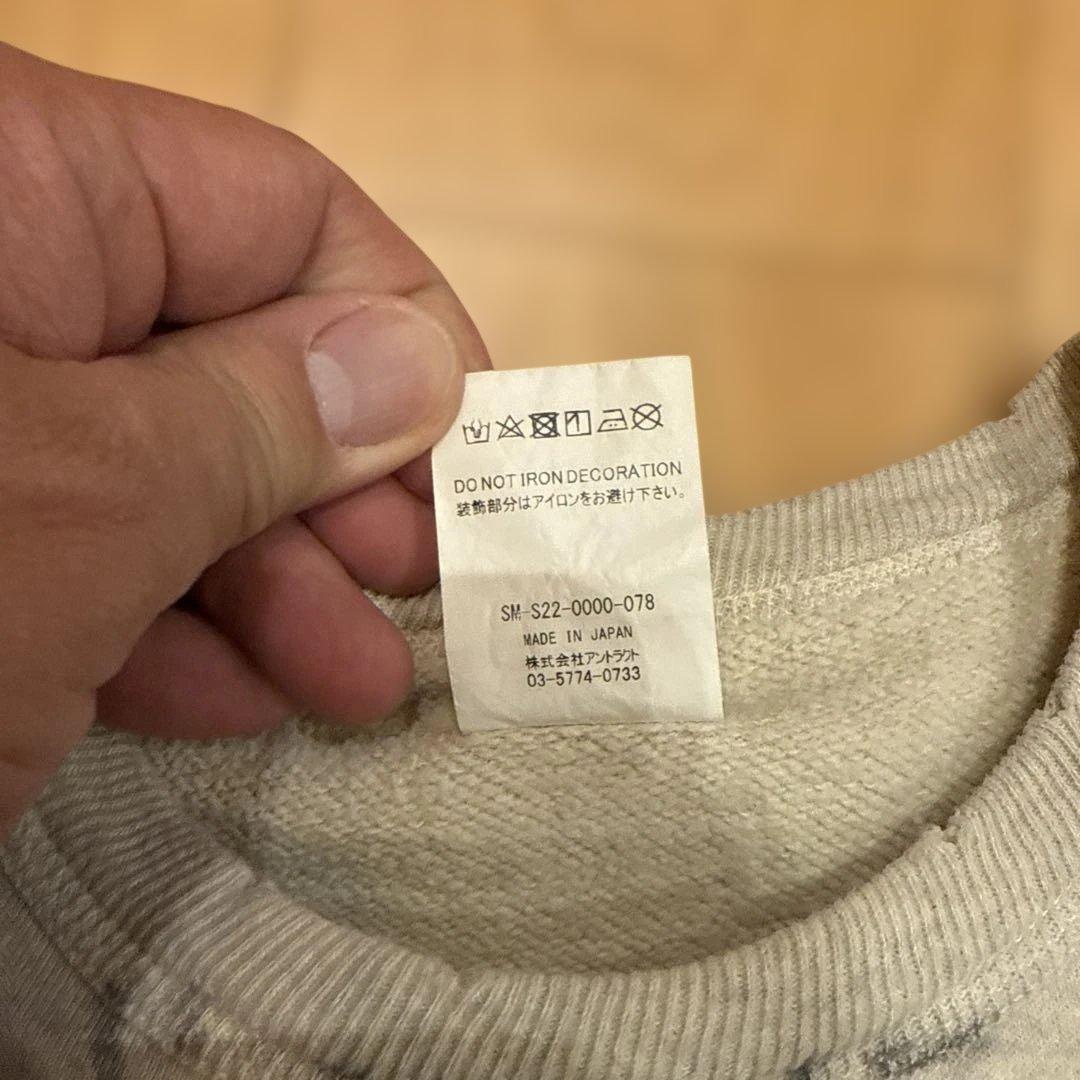 セントマイケル　キリスト プリント スウェット グレー　XL