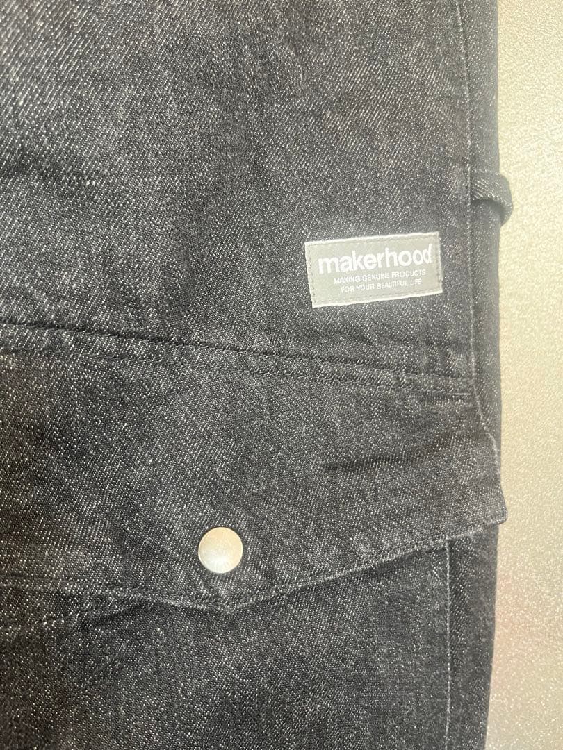 johnbull ×キノシタショウテン　ファーマーサロペット　ブラックデニム