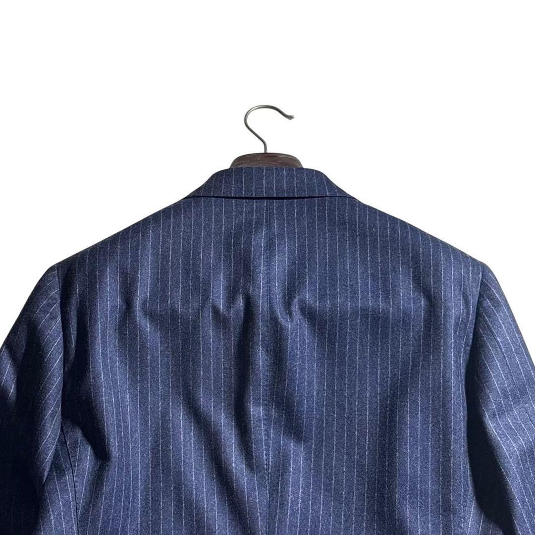 バーニーズニューヨーク カノニコ スーツ セットアップ ネイビー ストライプ