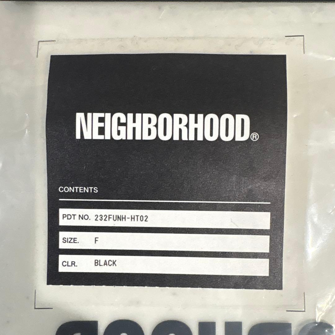 NEIGHBORHOOD ブラック ニット帽 フリーサイズ