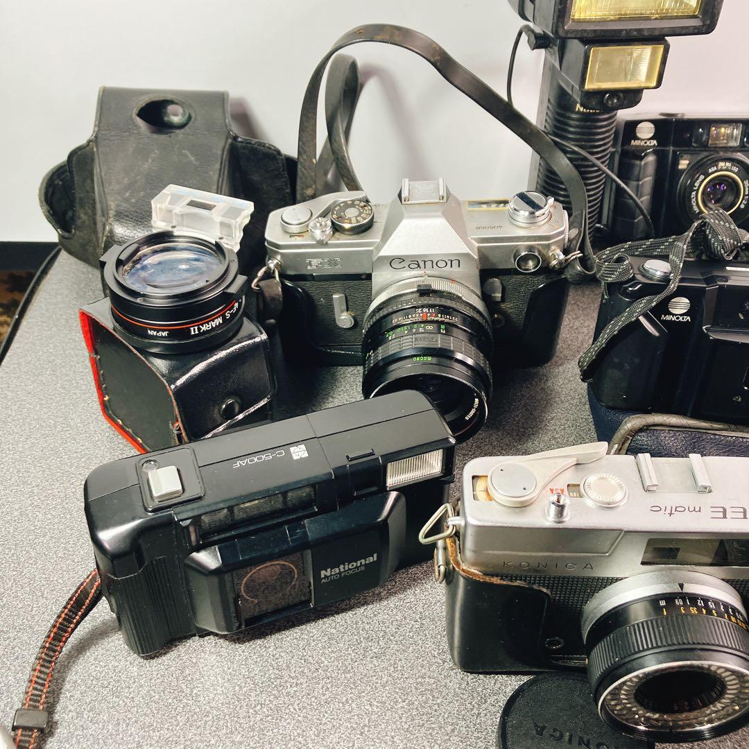 ジャンク フィルムカメラ まとめ売り Nikon Canon 他