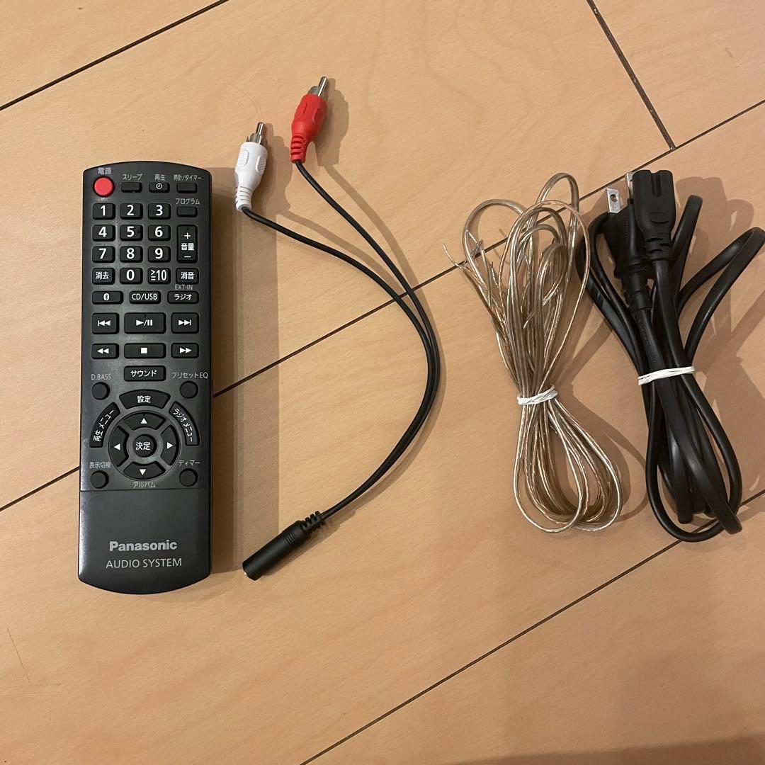 Panasonic コンポ　スピーカー　ハイレゾ　高音質　ブラック