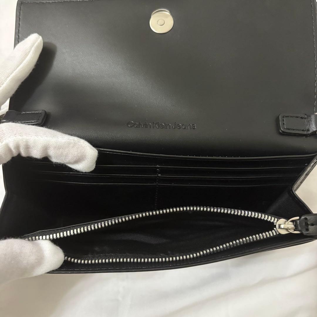 【新品】 　長財布　ショルダーバッグ ブラック　レディース