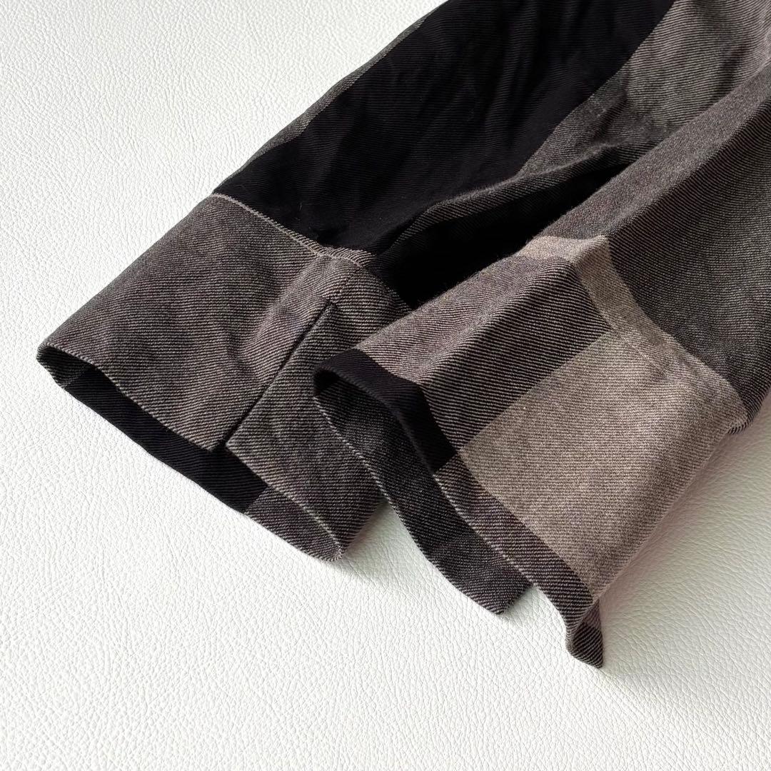 センソユニコ　芽風　コットンビエラチェック チュニック　アシメ　2024年