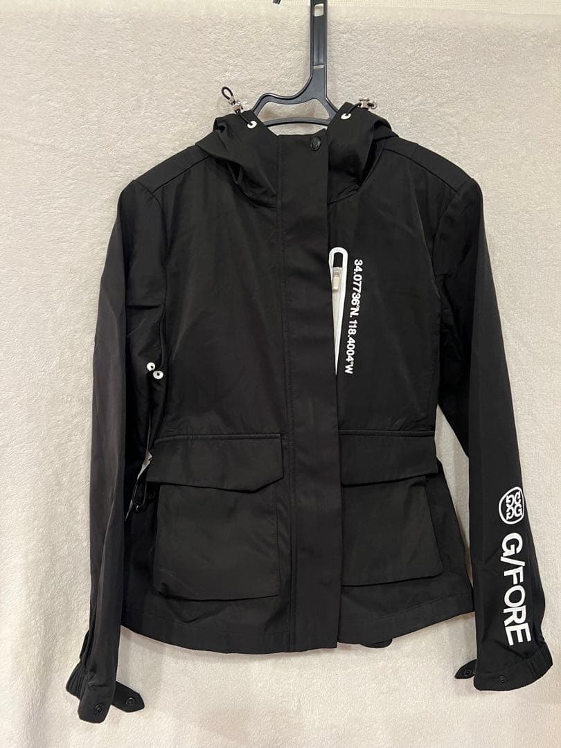 G/FORE ブラック フード付きジャケット