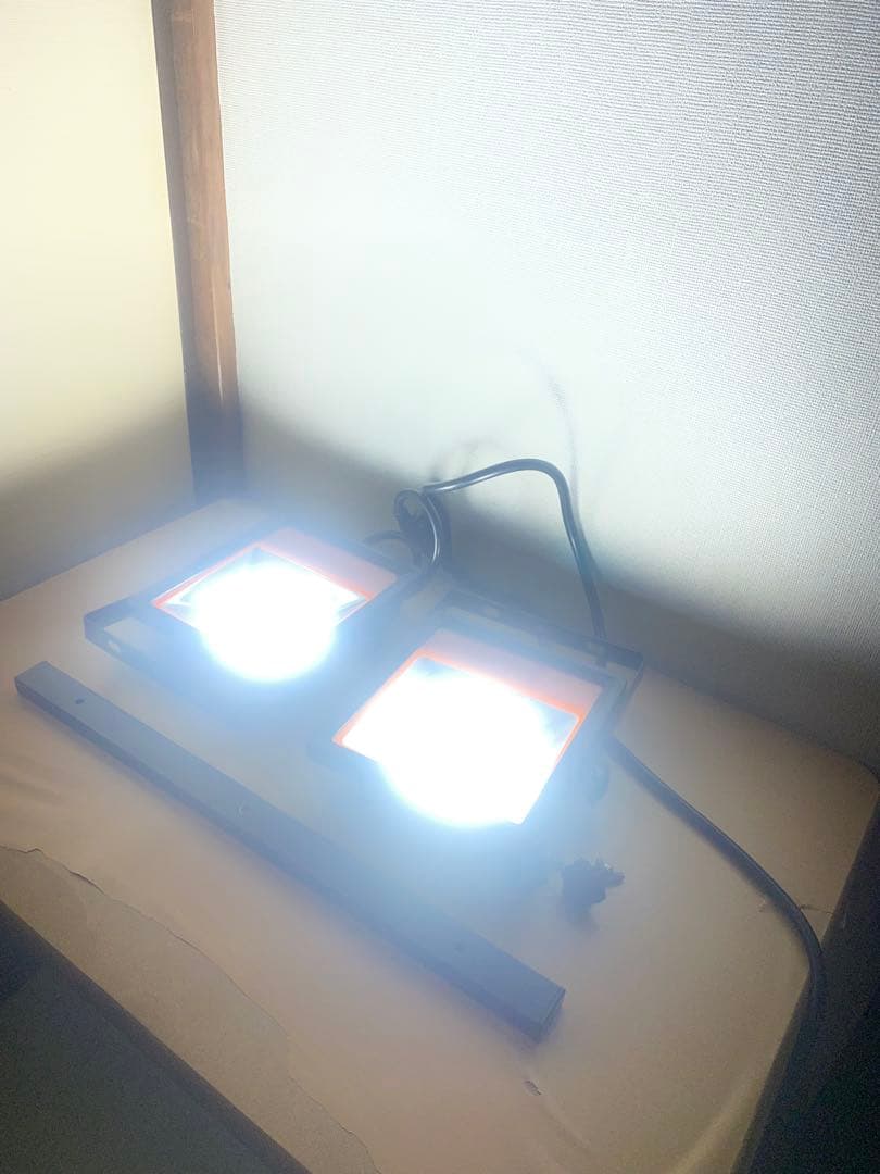 ✨IRIS OHYAMA LEDスタンドライト 投光器 10000lm 2灯