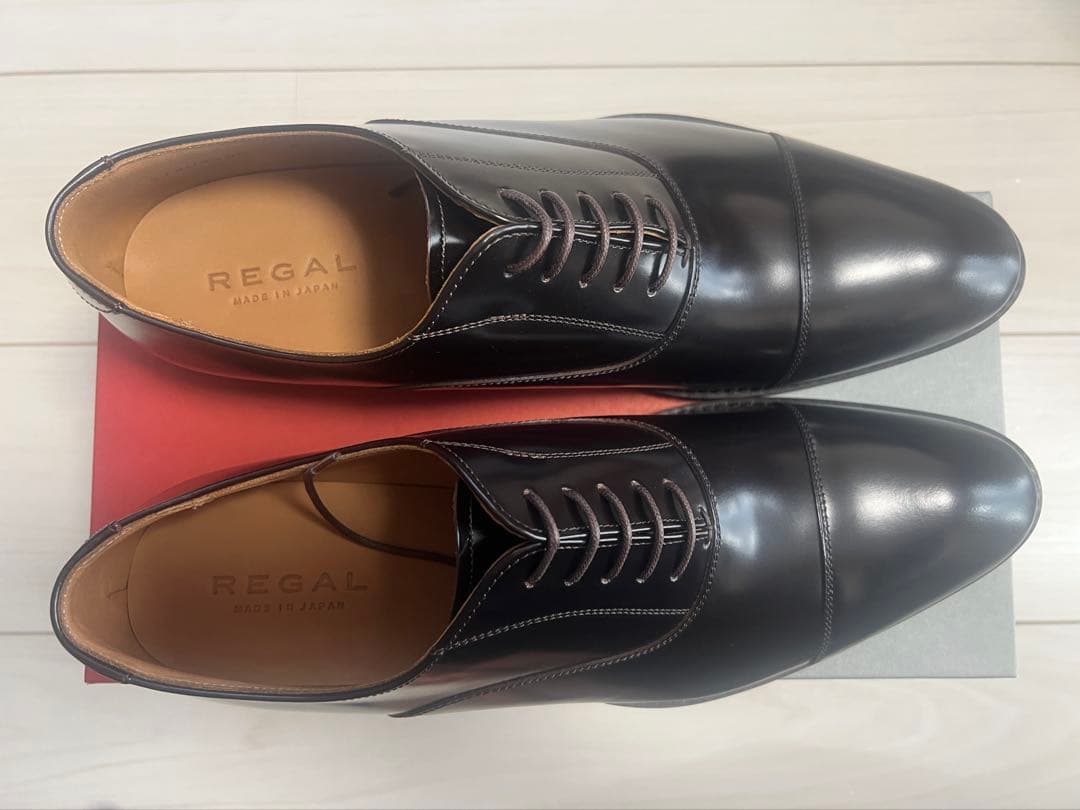 【値下げ中】REGAL ビジネスシューズ 26.5 ダークブラウン 箱あり
