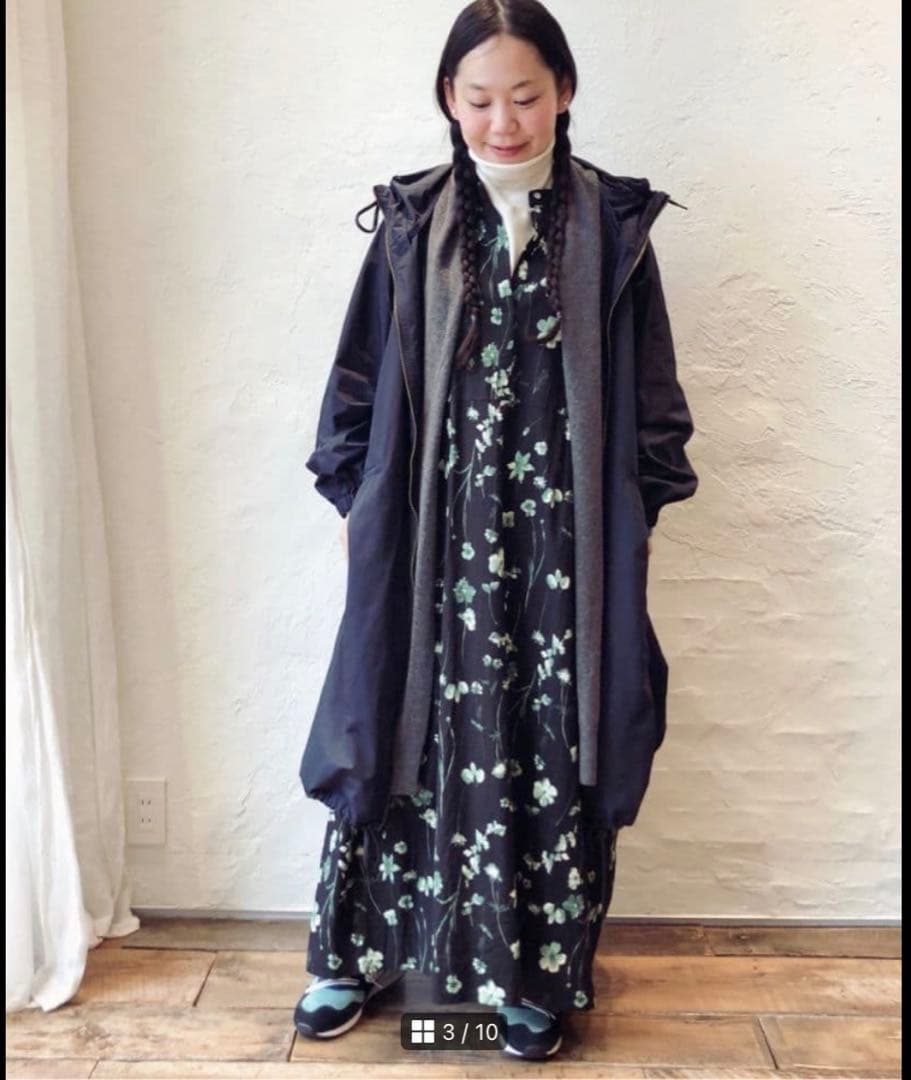 ジャーナルスタンダードラックス　タフタフードブルゾン