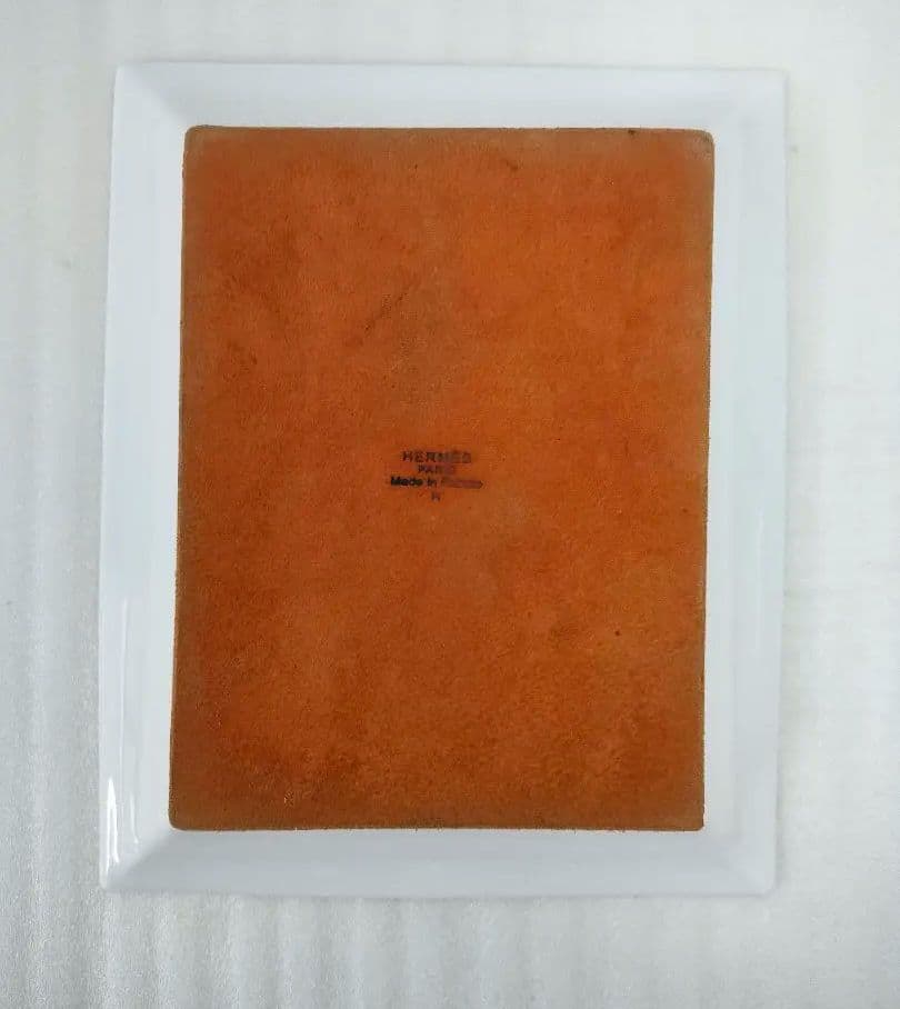 c*k様 HERMES エルメス スクエア プレート バンドリエール柄 陶器トレ