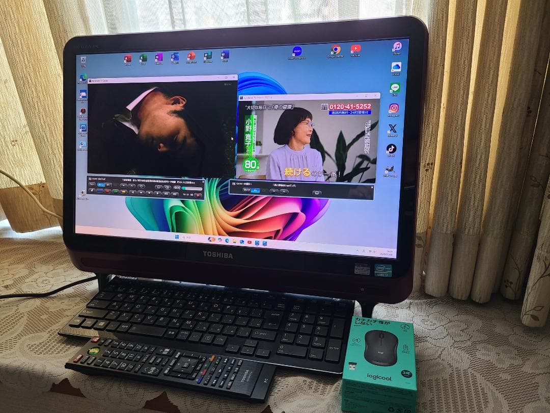 東芝TVPC BSCS地デジW視聴OK Corei7 3TB HDD 16GB